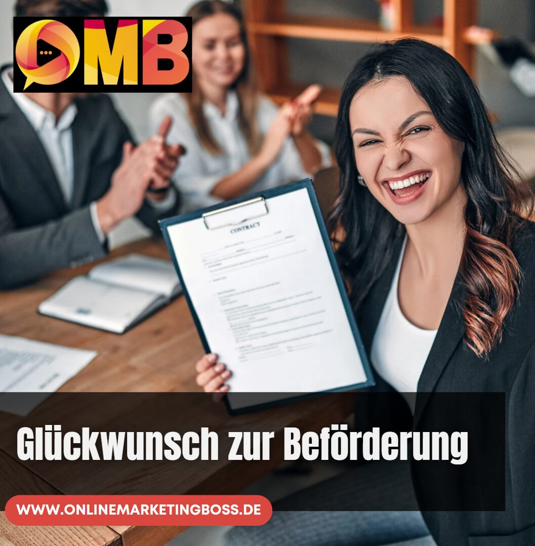 Glückwunsch zur Beförderung So gratulierst du im richtigen Ton
