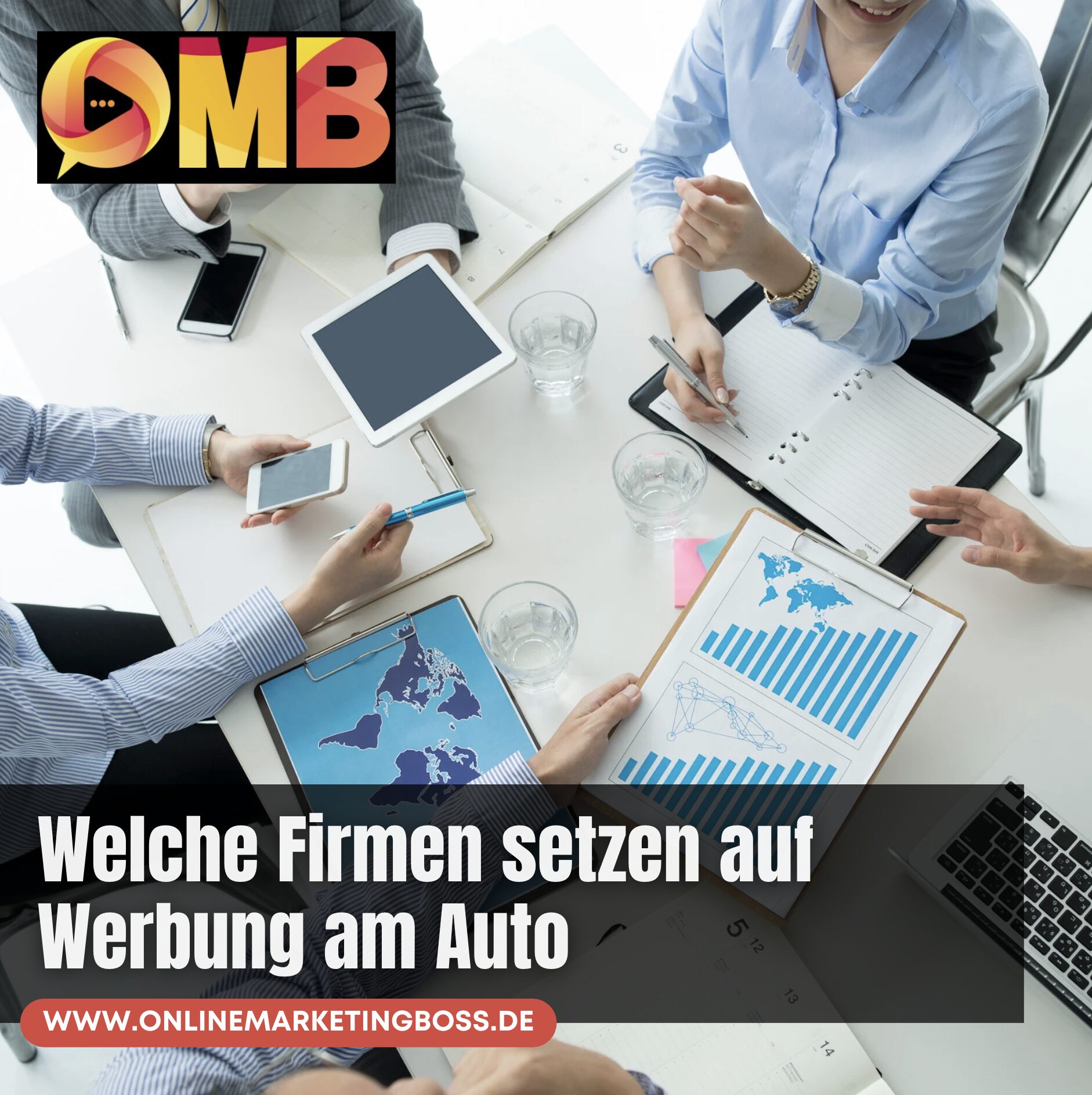 Welche Firmen setzen auf Werbung am Auto