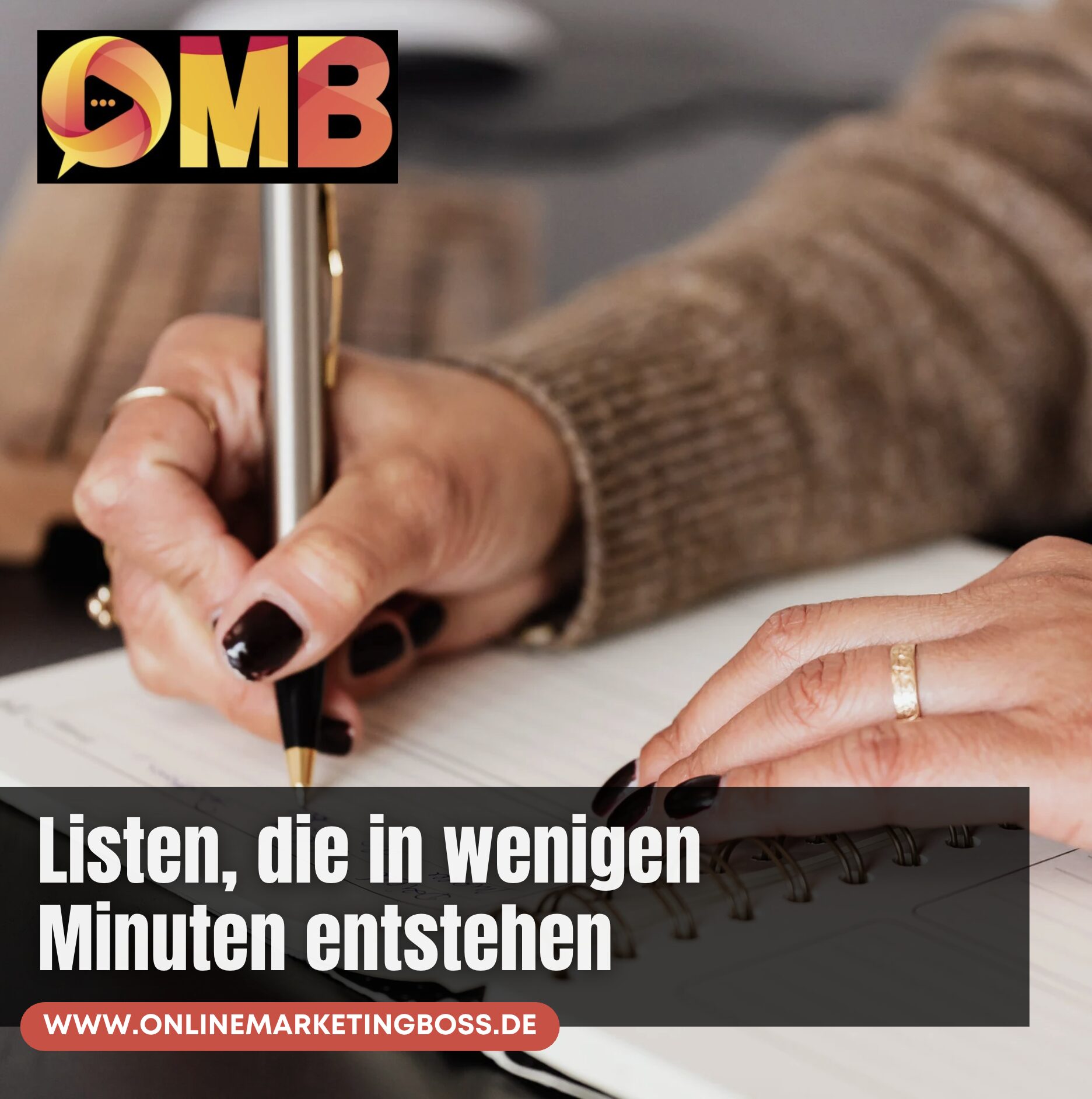 Listen, die in wenigen Minuten entstehen